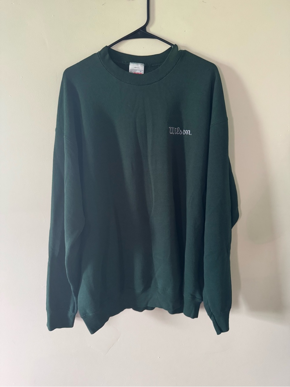 Wilson Crewneck Sweatshirt – Dark Green – Size 2XL